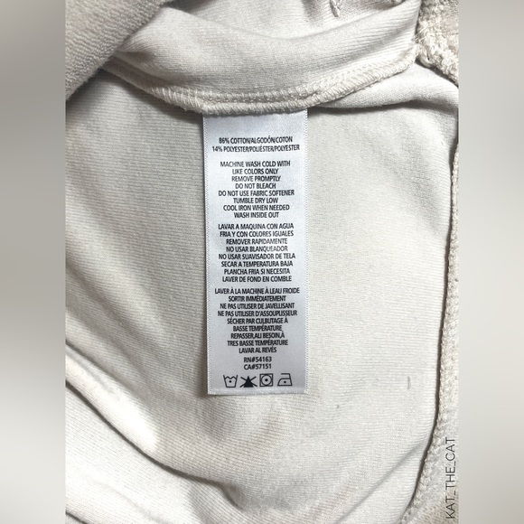 NWT Calvin Klein Women’s Cream V-neck Vest - Size M - Picture 9 of 11